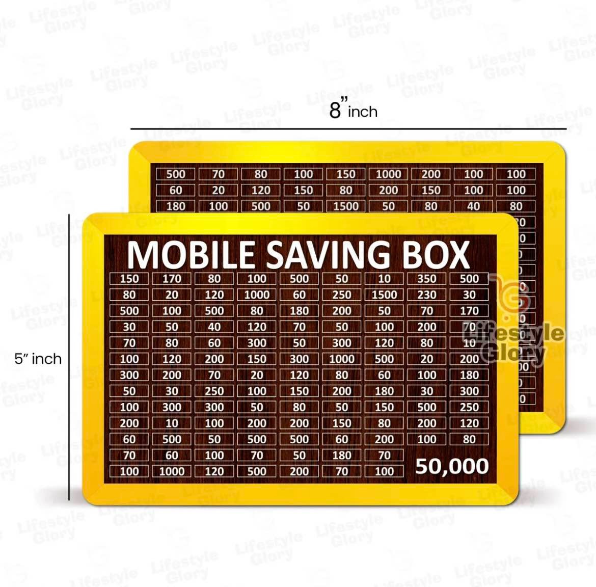 Daily Money Saving Wooden Box for Kids & Adults | Smart Money Bank | Wooden Saving Box for Home & Gifts