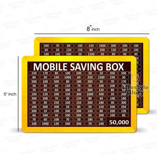 Daily Money Saving Wooden Box for Kids & Adults | Smart Money Bank | Wooden Saving Box for Home & Gifts